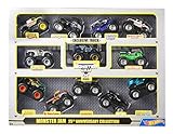 Hot Wheels Monster Jam 25th Anniversary Vehicles; 12 Pack