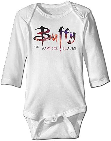 Deamoon Buffy The Vampire Long Sleeve Bodysuit Baby Onesie White 12 Months