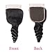 Brazillian Hair Loose Wave Lace Closure size 4x4 Li Queen Loose Human Hair Top Lace Closure Free Part 1B# Color 20 inch