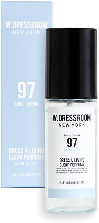 W.DRESSROOM Dress & Living Clear Perfume 70ml／ダブルドレスルーム ドレス＆リビング クリア パフューム 70ml (#No.97 April Cotton) [並行輸入品]