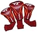 Team Golf NCAA Virginia Tech Hokies Contour Golf Club Headcovers (3 Count), Numbered 1, 3, & X, Fits Oversized Drivers, Utility, Rescue & Fairway Clubs, Velour lined for Extra Club Protection