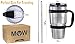 Great Coffee Travel Mug - Stainless Steel Tumbler Insulated Coffee Mug / Tumbler with Straw and Handle + Leak Proof Lid | Large Cup for To Go Drinks