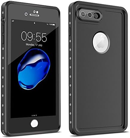 iPhone 7 Plus Waterproof Case,HTOCINQ IP68 Certified Full Sealed Underwater Cover Shockproof SandProof SnowProof Waterproof Case for iPhone 7 Plus (5.5 inch)