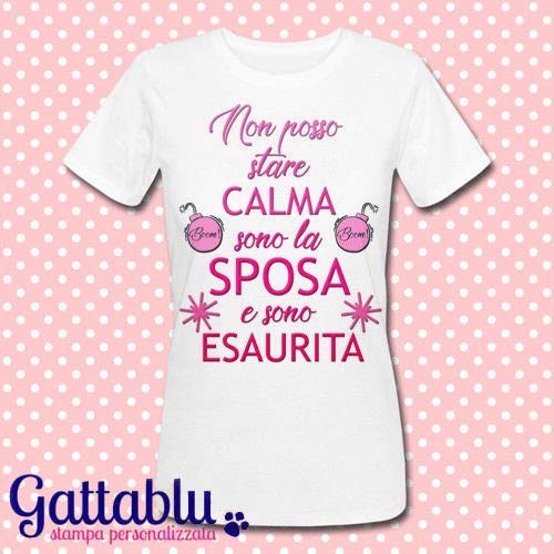 maglietta con scritta esaurita