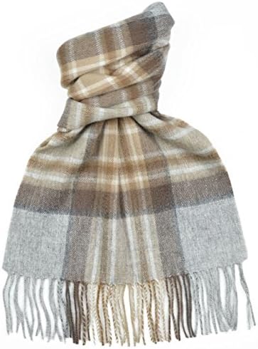 Lambswool Scottish Mackellar Modern Tartan Clan Scarf Gift