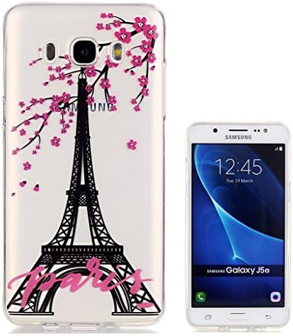 Clear Soft Flexible Style TPU Bumper Silicone Scratch-Proof Protective Slim Skin Back Case Cover for Samsung Galaxy J510FN /J5 (2016) 5.2"
