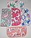 2 Ply Printed Flannel 8x8 Inches Set of 5 Little Wipes Unicorn Fantasy