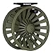 Redington Behemoth Fly Fishing Reel, Multipurpose Fly Reel for Freshwater and Saltwater, Large Arbor and Adjustable Drag, O.D. Green, 5/6