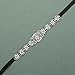 SWEETV Pearl Beaded Wedding Dress Belt Rhinestone Bridal Belt Sash for Evening Gown with Ribbon, Black