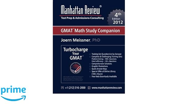 Manhattan Review Turbocharge Your Gmat Math Study Companion - 