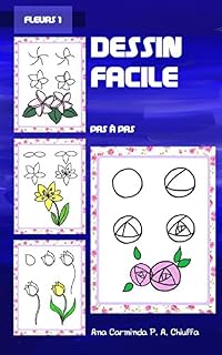 Livro Dessin Facile - Fleurs 1