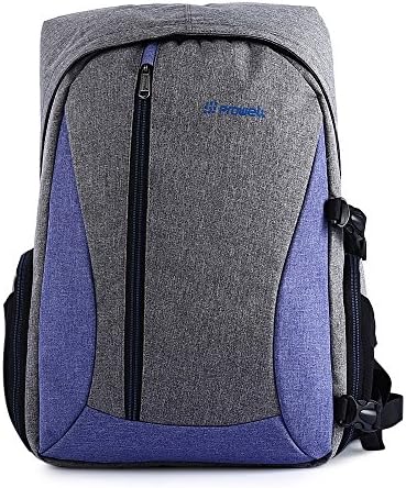 Photographer Backpack DSLR Camera Backpack with Rain Cover Multi-Pocket Large Capacity Waterproof Anti-Theft Tripod Holder for Outdoor Travel Daily Use (Blue)