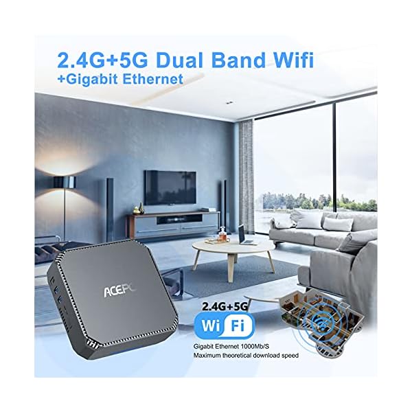 Mini-PC-Windows-10-Pro-ACEPC-6GB-Ram-120GB-mSATA-SSD-Intel-Celeron-J3455-4K-HD-Graphics-Mini-Computer-Dual-HDMIGigabit-EthernetDual-Band-Wi-FiBT-42-VESA-Mount Mini PC Windows 10 Pro, ACEPC 6GB Ram 120GB mSATA SSD Intel Celeron J3455 4K HD Graphics Mini Computer [ Dual HDMI…