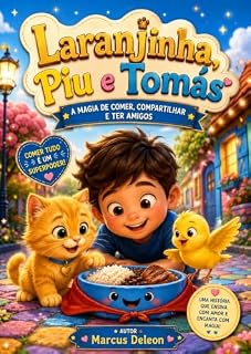Livro Laranjinha, Piu e o Superpoder da Comida: Uma história mágica sobre amizade, gratidão e o poder de compartilhar