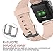 Fitbit Blaze Accessories Classic Band Large, UMTele Soft Silicone Replacement Sport Strap Band with Quick Release Pins for Fitbit Blaze Smart Fitness Watch Nude, Frame Not Included (6.7