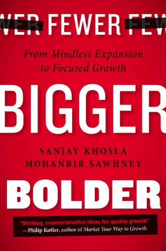 Fewer, Bigger, Bolder by Sanjay Khosla 