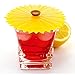 Charles Viancin Drink Covers or X-Small Lids - Set of 6 Hibiscus, Sunflower and Lily Pad
