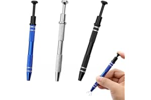 GYWHOOFT 3 PCS Stainless Steel Jewelry Grabber Tool, 4-Claw lc Chip Piercing Ball Grabber Pick Up Tool Mini Diamond Claw Twee
