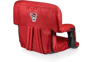 PICNIC TIME NCAA North Carolina State Wolfpack Ventura Portable Reclining Seat, 618-00-100-424, Regular