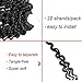 Passion Twist Hair 18 Inch 6 Packs Water Wave Crochet Braids for Passion Twist Crochet Hair Passion Twist Braiding Hair Extensions(1B,crochet needle+colorful beads)