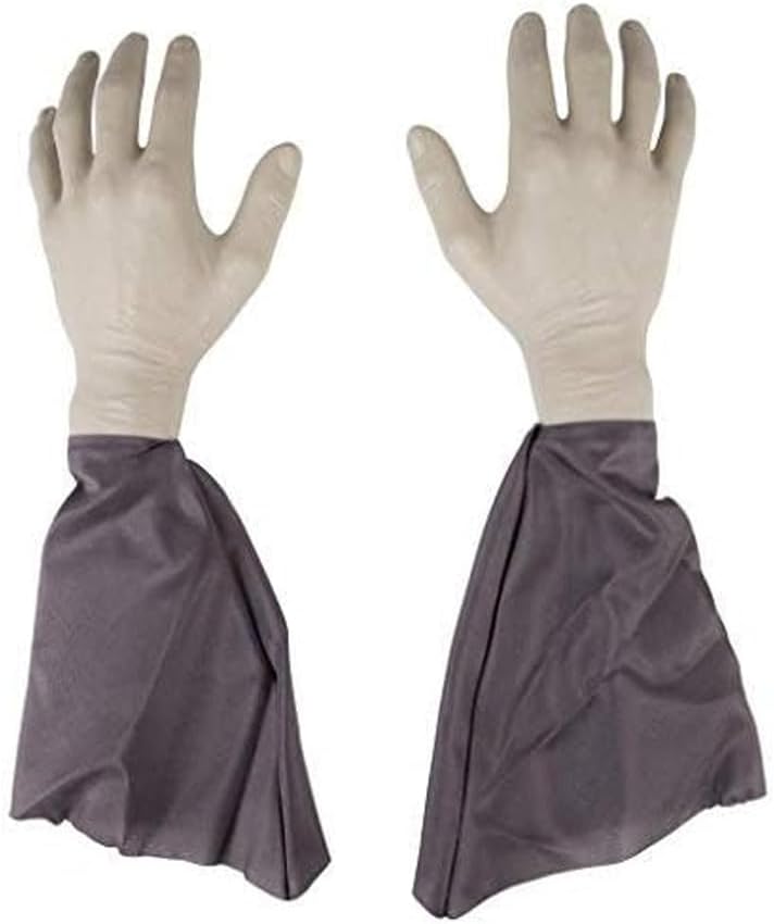 Decorative Garden Stakes - Kangaroo Zombie Hands Lawn Stakes Halloween Decorations I Realistic Looking Fake Hands for Halloween Party Decorations Perfect Halloween Props for Skeleton Halloween Decor, Haunted House Decorations