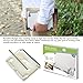Adoy Music Sheet Stand, Book Reading Stand, Portable, Foldable and Adjustable Holder for Reading, Cook Book，Document With Foldable Legs - Beige Blue (silver)