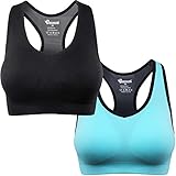 BAOMOSI Women Racerback Sports Bras - Padded