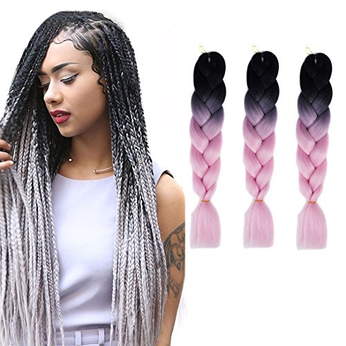 Buy Hitsan Incorporation Fashion Color Gradient Individual Braid