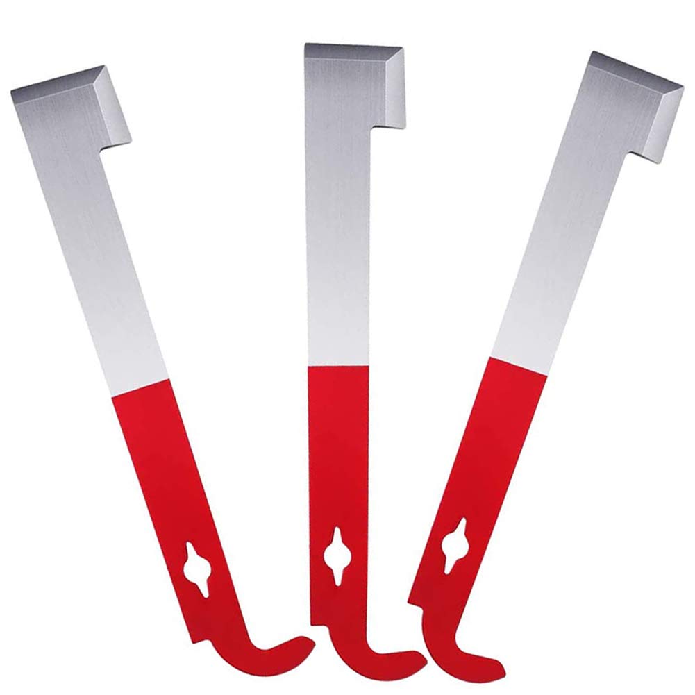 Stainless Steel Hive Scraper Tool, 3 Pcs Beehive Tool Scraper Multifunctional Bee Hive Scraper Tool with Handle Heavy Duty Beekeeping Equipment Bee Hive Tool for Beekeepers