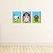 Big Dot of Happiness Farm Animals - Barnyard Nursery Wall Art and Kids Room Decorations - Gift Ideas - 7.5 x 10 inches - Set of 3 Prints