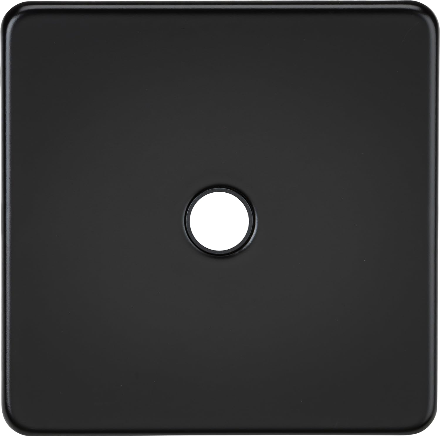 Knightsbridge 20A Flex Outlet Plate - Matt Black