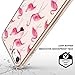 MOSNOVO Compatible for iPhone SE 2022 Case/iPhone SE 3 Case 2022 / iPhone SE 2020 Case/iPhone 8 Case/iPhone 7 Case, Flamingo Design for Women Girl with Shockproof TPU Bumper Back Clear Cover