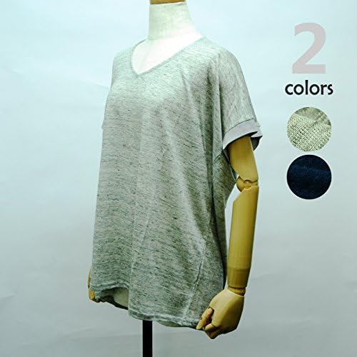 Amazon プライア チュニックトップ 麻100 リネン サマーニット 半袖 シニア ハイミセス 女性 婦人服 グレー ワンピース チュニック 通販