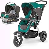 Chicco Activ3 Jogging Stroller with KeyFit 30 Infant Car Seat Travel System - Energy