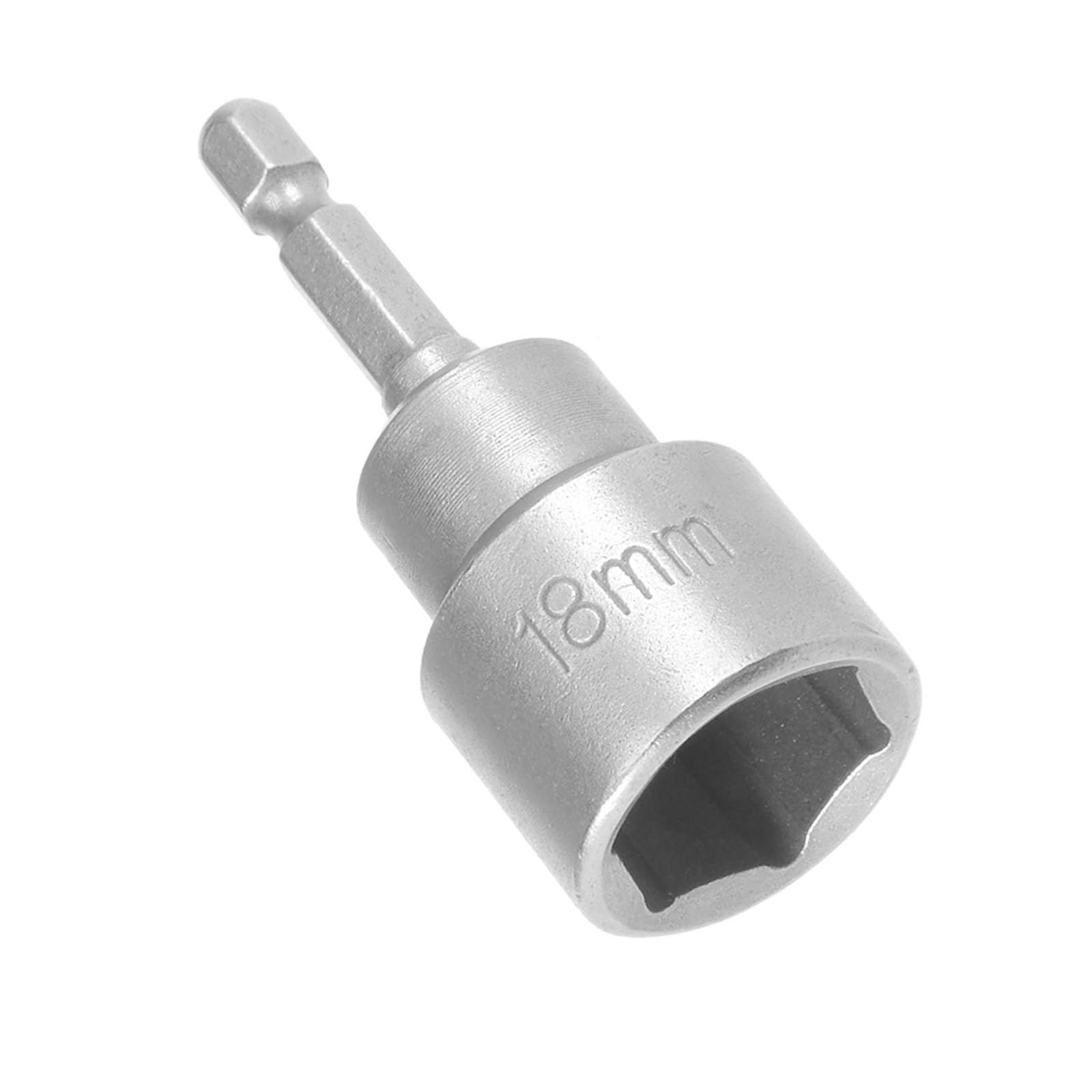 TOP-VIGOR 18mm Nut Setter Driver Drill Bit Set, 1/4 inch Hex Shank Quick Change, 65mm Length Metric Nut Driver Set for Woodworking, Auto Repairing, Machine Maintenance, Furnitures