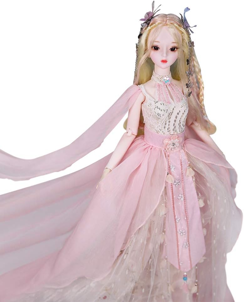 Fortune Days Original Design 60 cm Dolls(with Gift Box), Dream Fairy Series 26 Joints Doll, Best Gift for Girls (Krystal)
