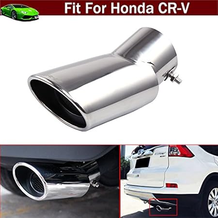PolarLander Car Styling Stainless Steel Silenciador de Escape Tip Pipe Negro