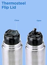Milton Thermosteel Vacuum Flask 1 Litre Stainless Steel Insulated view 7