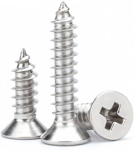 Prie-Line 9001023 Tornillos Para áquina, Cabeza Plana, Destornillador Phillips, 10-32 X 1/2