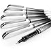 Uni-Ball UB-187S Vision Needle Rollerball Pen – 0.7mm Needle Point – Pack of 6 – Black