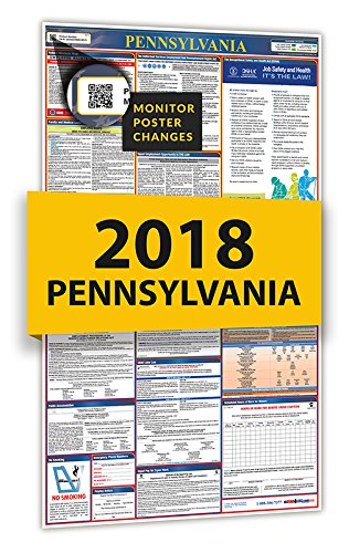 2018 Pennsylvania All-In-One Labor Law Posters for Workplace Compliance