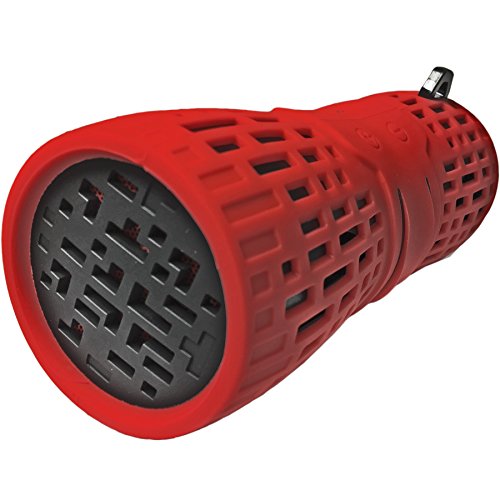 EMB ES900BT Water Resistant Super Loud Portable Bluetooth Speaker (Red)