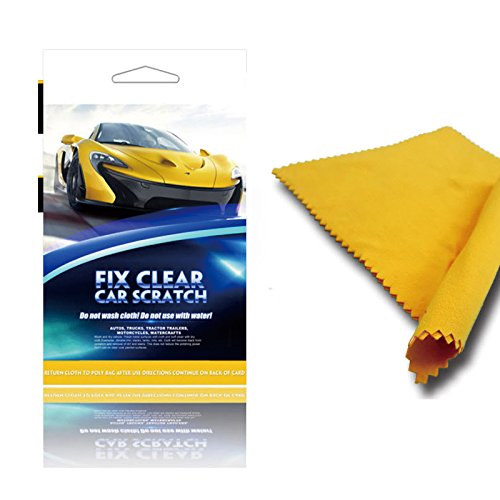 Magical Fast Fix Clear Car Scratch Repair Cloth FIX & CLEAR CAR SCRATCH Spot Rust and Tar Spot Remover Scratch Repairing Polish for Light Paint Scratches Remover Scuffs on Surface Repair