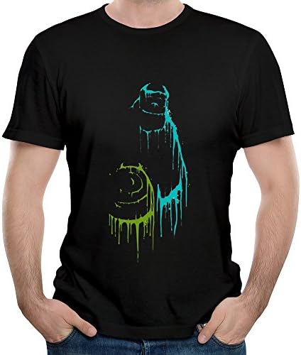 Leenn Men's MONSTERS INK Epic Ink Season 1 Logo Tshirt X-Large Black