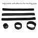 Sunmns Garden Flag Stoppers Rubber Stops and Adjustable Anti-Wind Clips