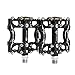 RockBros MTB Mountain Bike Pedals Flat Aluminum Alloy Platform Sealed Bearing Axle 9/16