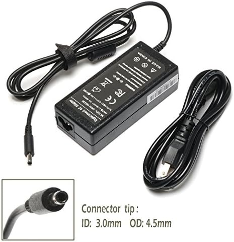 65W 19.5V 3.34A Laptop/Norkbook Adapters Charger  Power Supply for Dell Inspiron 15 3551 3552 3558 5555 5567 5558 5559 5755 5758 7558 7568 7569 7579; 11 3147 3153 3162 Power Cord
