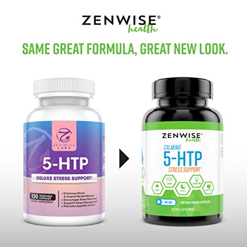 5HTP 100 MG with Vitamin B6 Stress Relief Support & Mood Control