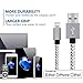 iPhone Cable, ANTXIN 3Pack 6FT Nylon Braided Charging Cord Charger, Lightning to USB Cable for iPhone Ⅹ, 8, 8 Plus, 7, 7 Plus, SE, 6s, 6, 6 +, 5, 5s, iPad Air / Mini, iPod (Grey White)