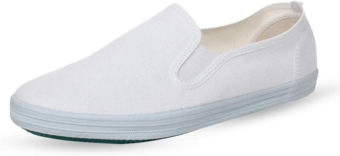 Amazon ダキシ スリッポン 厚底スリッポン レディース 白 厚底スニーカー 軽量 スニーカー レディース メンズ カップル おしゃれ 春 シンプル ヒール 痛くない 歩きやすい キャンバス 疲れない 靴 ぺたんこ 大きいサイズ フラットシューズ ローファー スリッポン